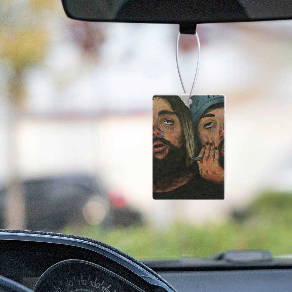 Suicide Boys Car Air Freshener Car Hanging Accessoires Gifts for Suicide Boys Fans Suicide Boys Painting Air Freshener
