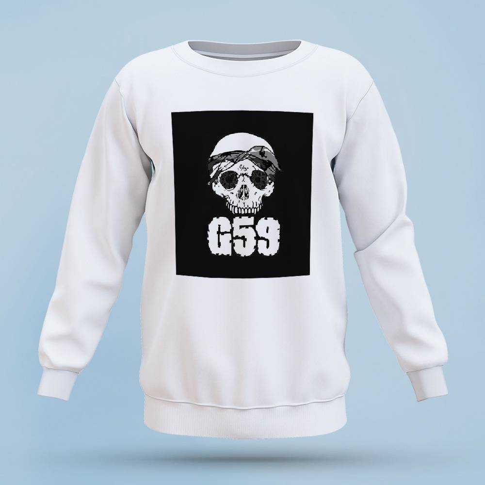 G59 Sweatshirt Classic Celebrity Sweatshirt G59 Grey Five Nine Sweatshirt Long Sleeve Shirt Crewneck