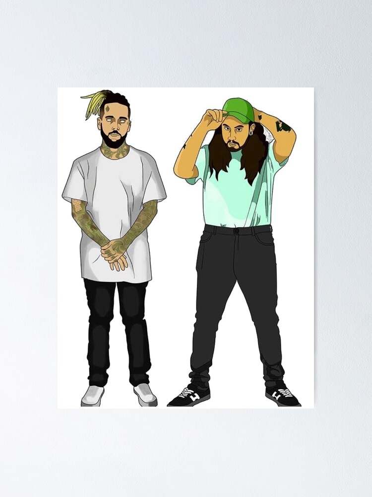 Cartoon Suicide Boys Poster for Fans | suicideboysmerch.com