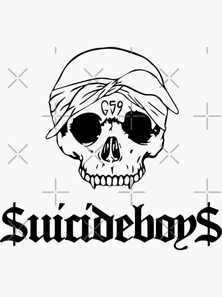 Grey59 Suicideboys Tattoo Sticker Suicideboys Tattoo Sticker Show your Personality