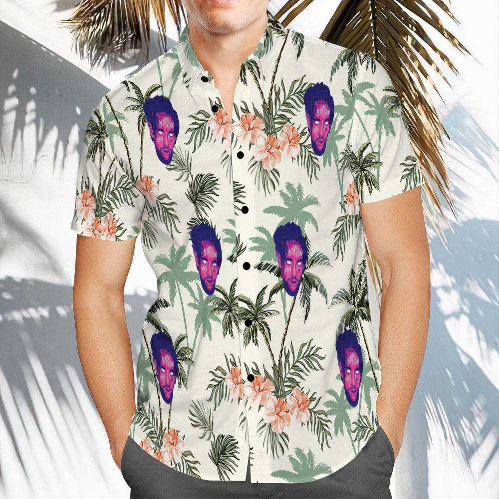 Suicide Boys Hawaiian Shirt Custom Photo Hawaiian Shirt Vintage Print Hawaiian Shirt