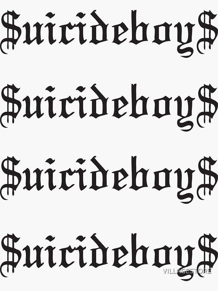 Classic Suicideboys Tattoo Stickers Perfect for Fans Durable Long Lasting