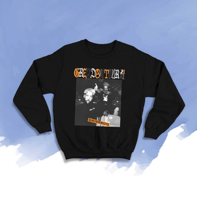 Grey Day Tour Long Sleeve, Suicideboys Rapper Hip Hop Sweatshirt Long Sleeve Shirt Greyday Crewneck