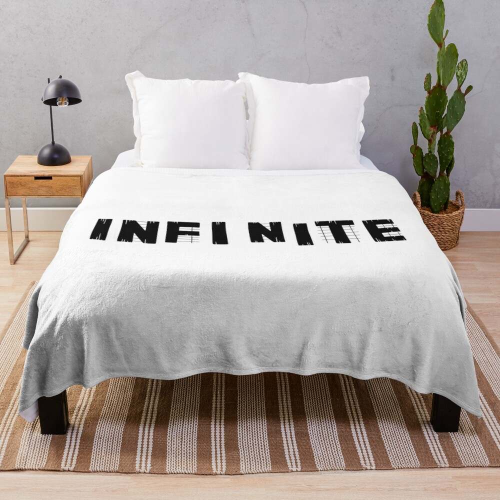 Infinite White Caylus Throw Blanket, Caylus Blanket