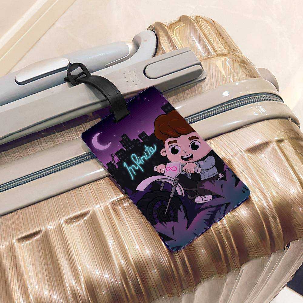 Caylus Luggage Tag Classic Celebrity Luggage Tag Infinite Art by Caylus Luggage Tag