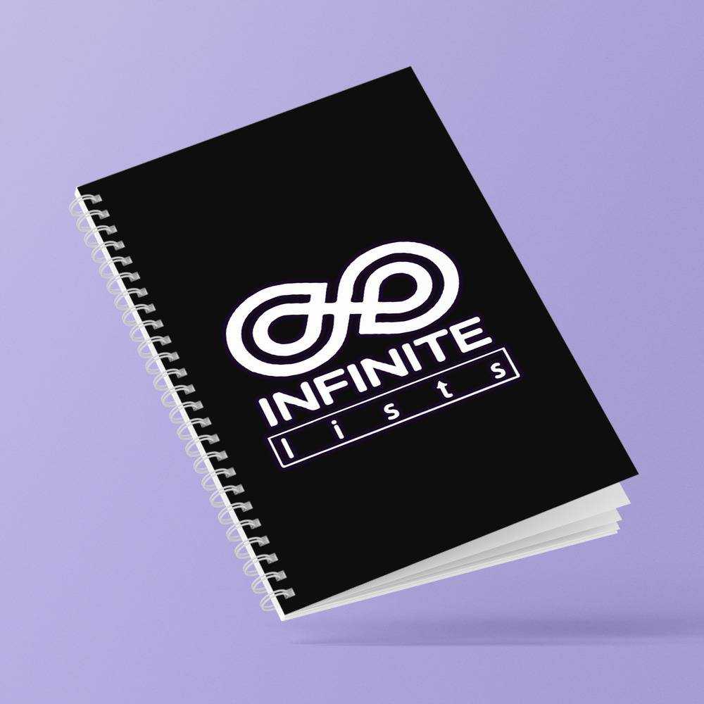 Caylus Spiral Bound Notebook Journal Diary Gift for Fans White Logo Notebook