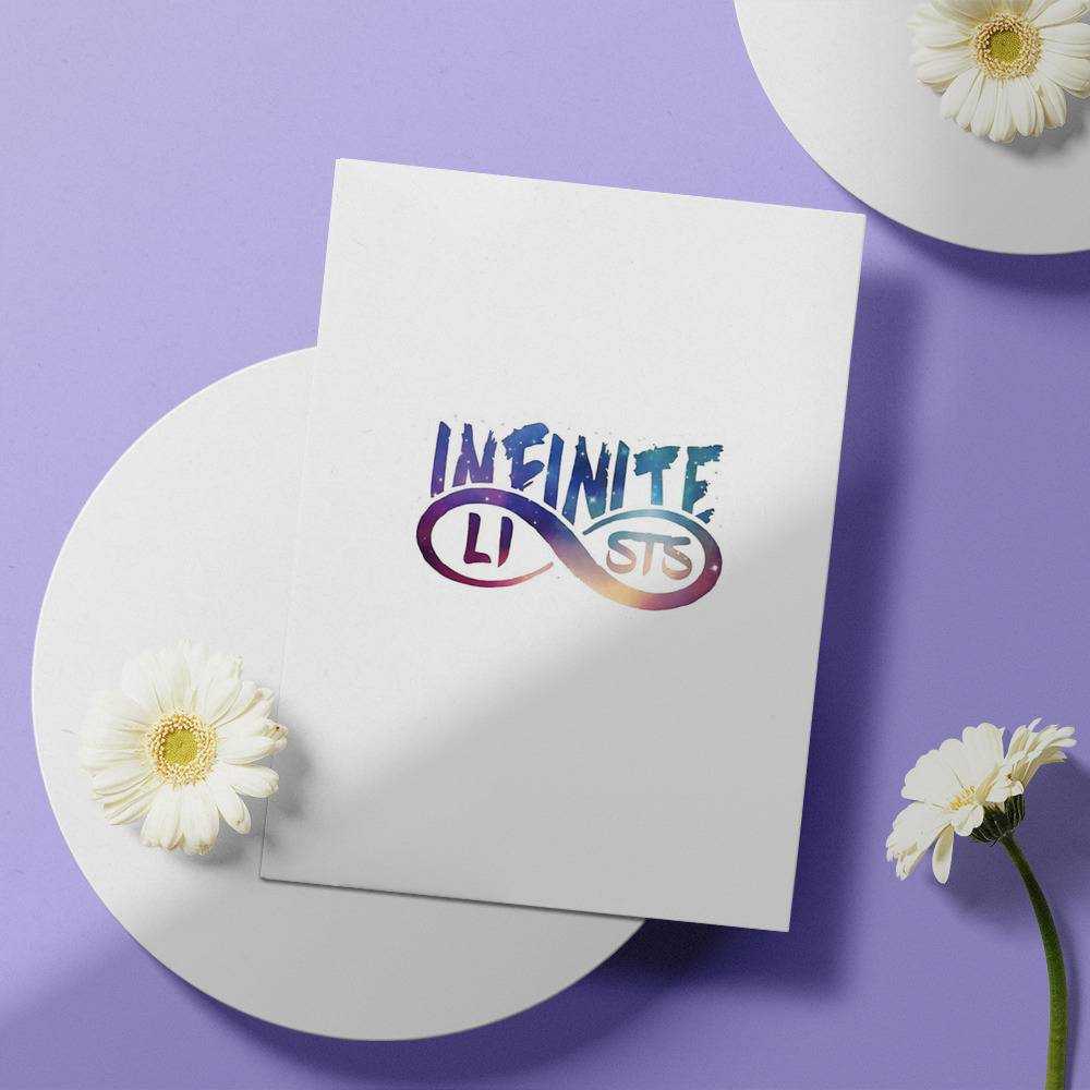 Caylus Greeting Card Classic Celebrity Greeting Card Infinite Lists by Caylus Greeting Card