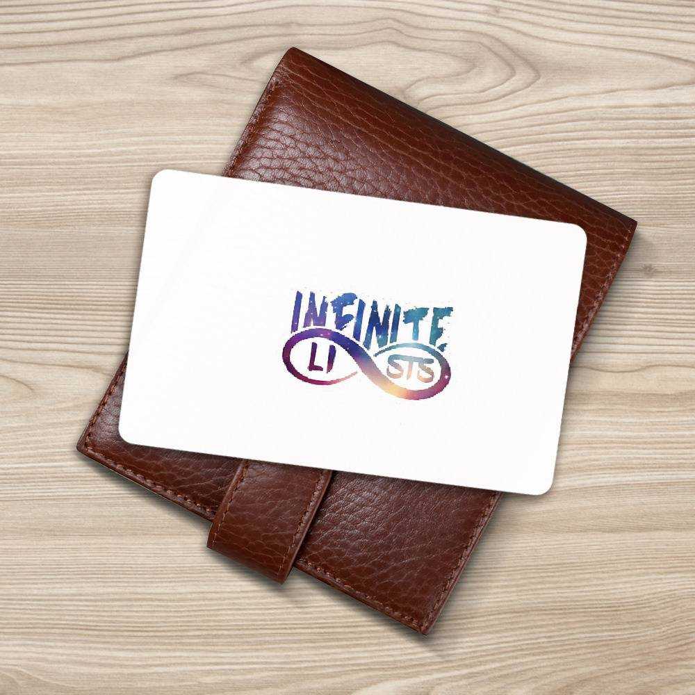 Caylus Wallet Insert Card Classic Celebrity Wallet Insert Card Infinite Lists by Caylus Wallet Insert Card