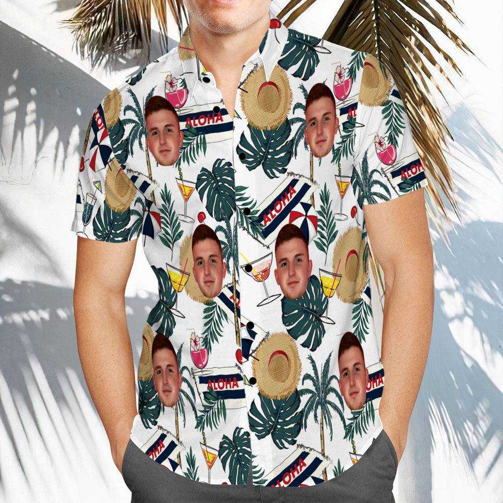Caylus Hawaiian Shirt Custom Photo Hawaiian Shirt Funny Sun Hats Hawaiian Shirt