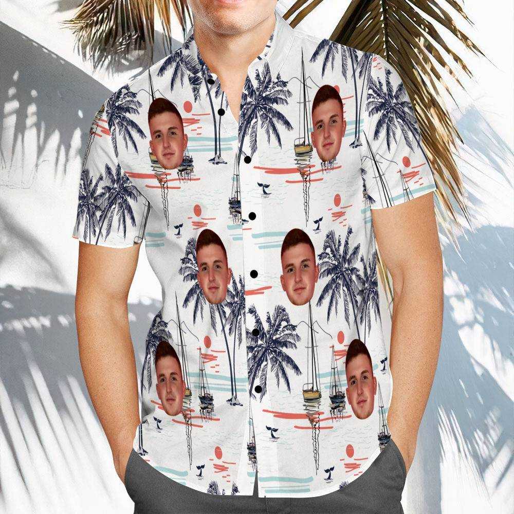 Caylus Hawaiian Shirt Custom Photo Hawaiian Shirt Chinoiserie Print Hawaiian Shirt
