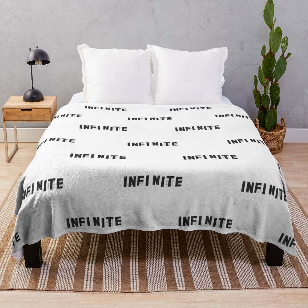 Caylus Merch Black Infinite Logo Throw Blanket, Caylus Blanket