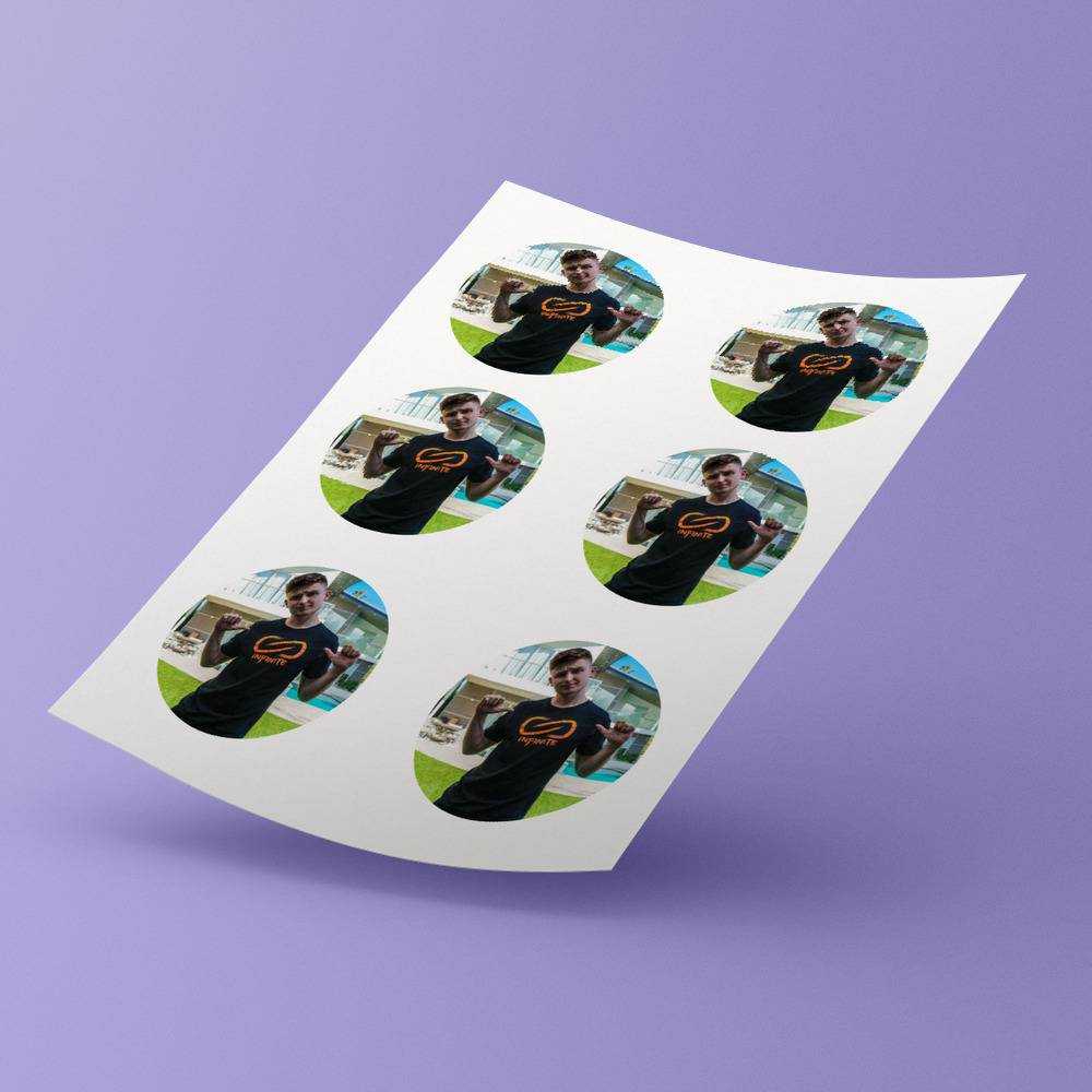 Caylus round stickers decorative stickers gift for fans New Infinite Merch
