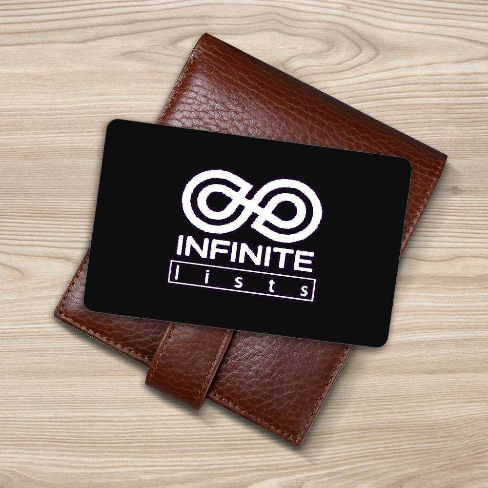 Caylus Wallet Insert Card Classic Celebrity Wallet Insert Card White Logo by Caylus Wallet Insert Card