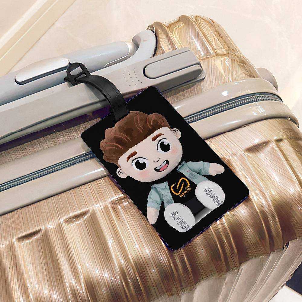 Caylus Luggage Tag Classic Celebrity Luggage Tag What Poppin by Caylus Luggage Tag