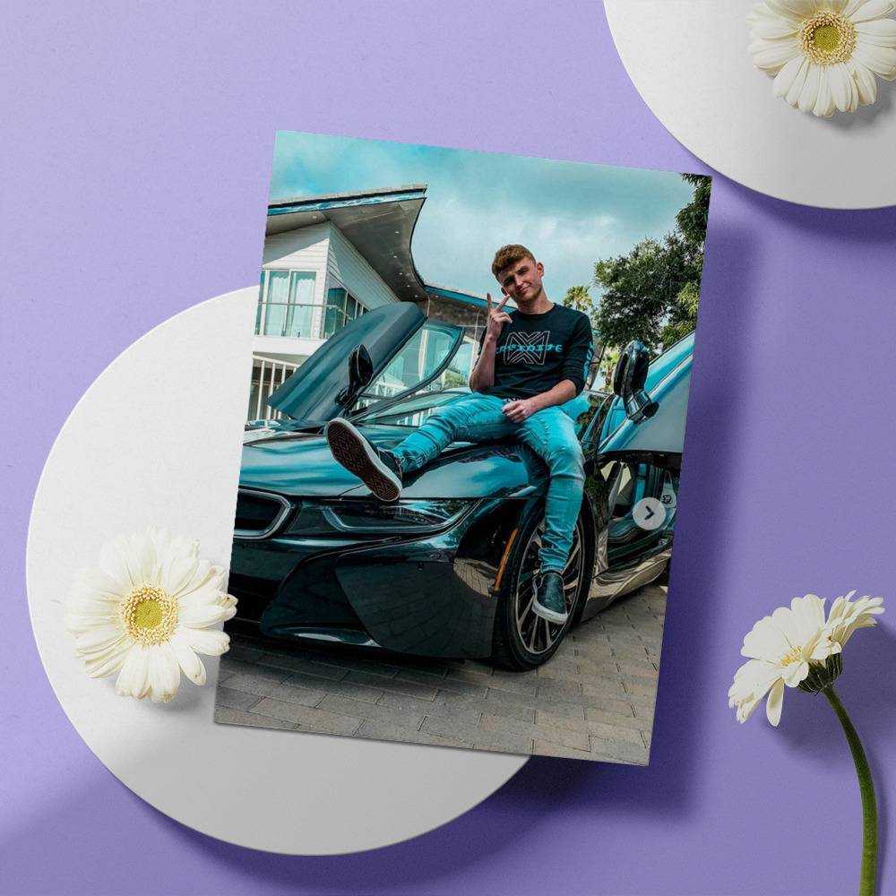 Caylus Greeting Card Classic Celebrity Greeting Card Adi Car by Caylus Greeting Card