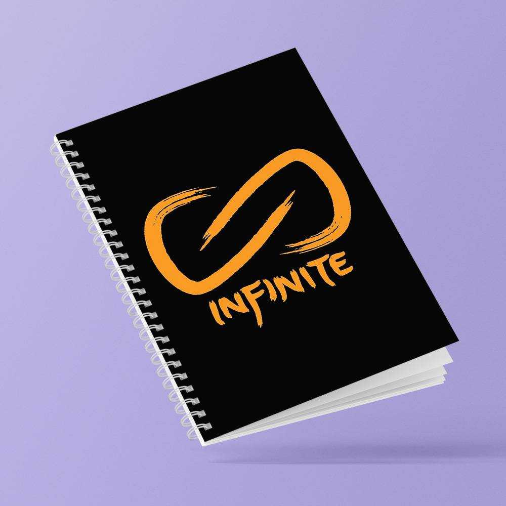Caylus Spiral Bound Notebook Journal Diary Gift for Fans Infinite Logo Notebook