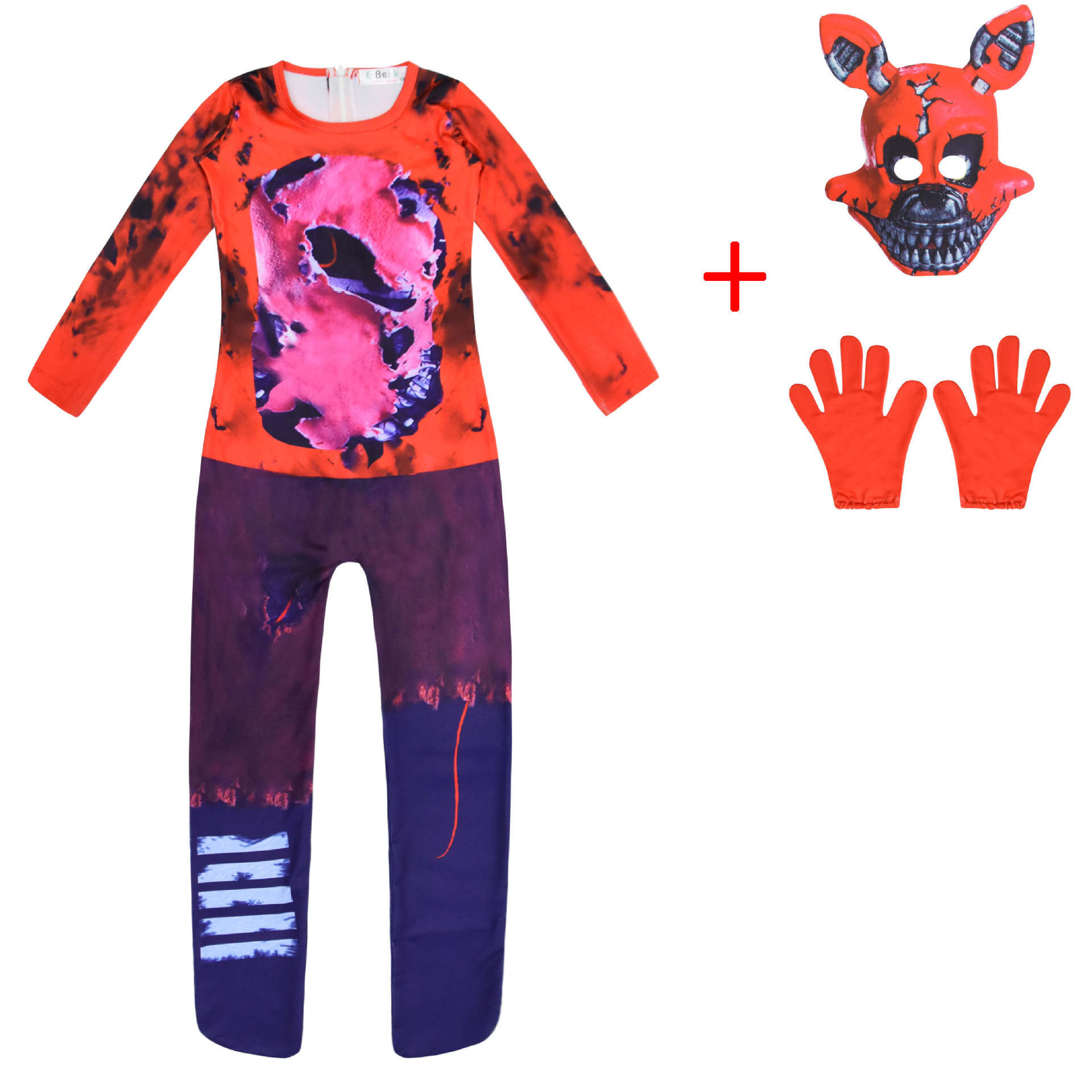 Kid's Shadow Glitchtrap FNAF Cosplay Costume Halloween party Bodysuit  Jumpsuit