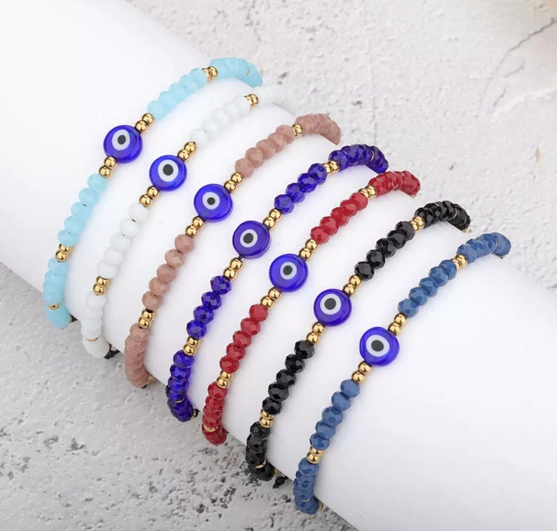 Blue Jewelry Bracelets For Good Luck and Protection  Alef Bet by Paula   Jewelry and Home Accessories