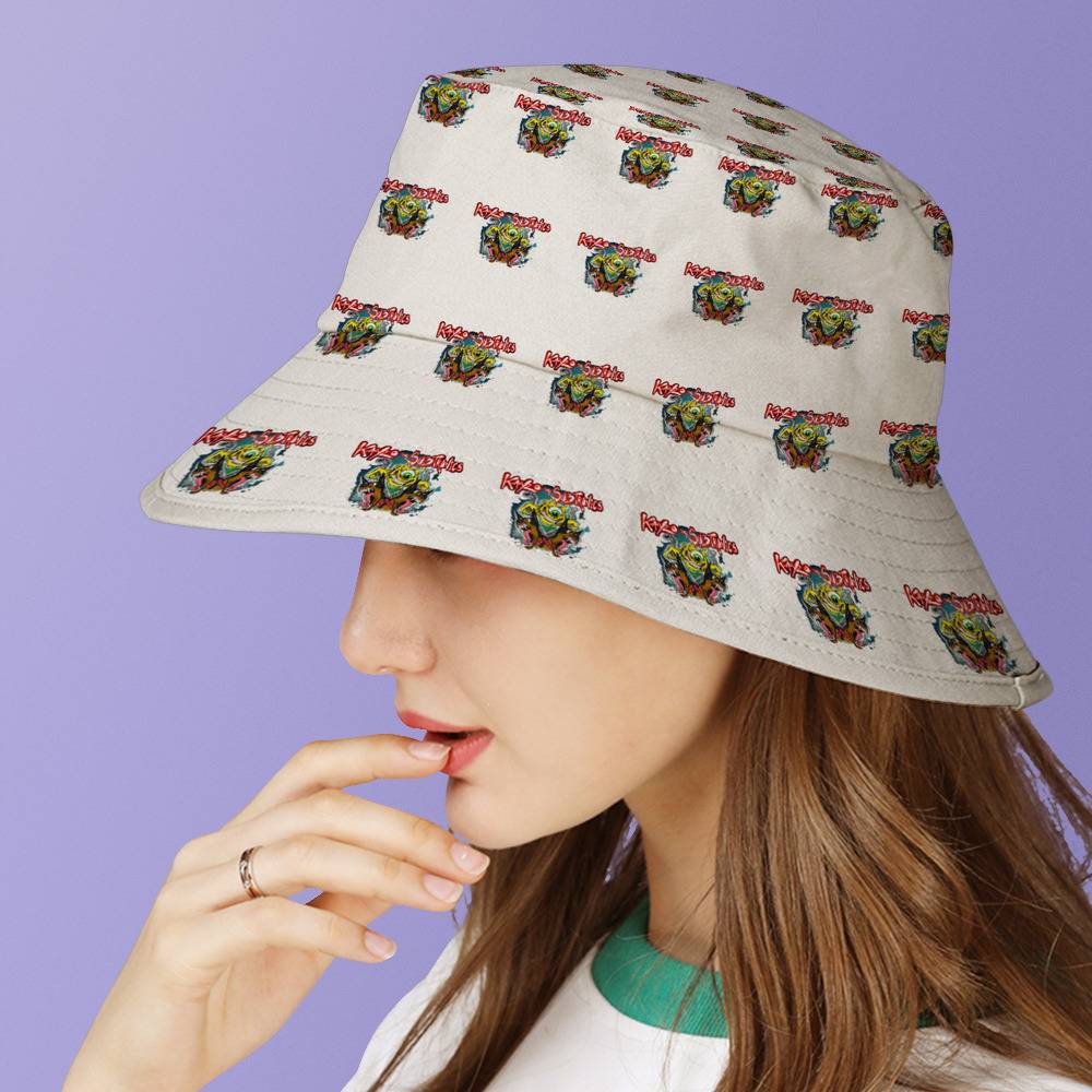 Girl Hello Friends Shroom Fishing Bucket Hat - Skate Warehouse