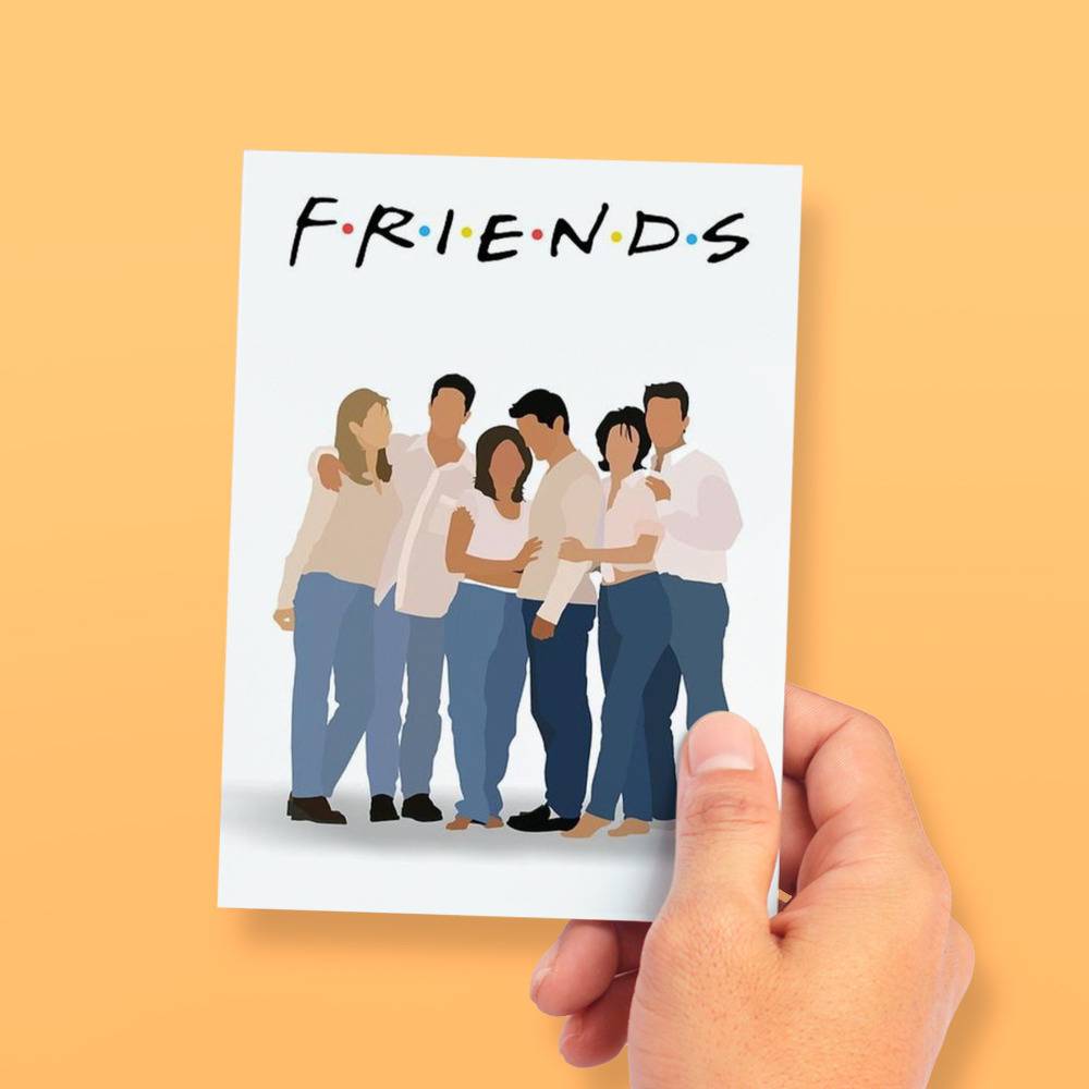 Friends Serial Minimalist Poster #1 Greeting Card