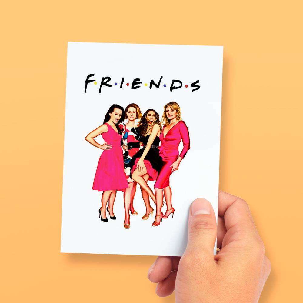 Friends TV Show Card / Tarjeta de cumpleaños para un fanático de Friends /  90s TV Show Friends Gifts / Official Friends Merchandise -  España