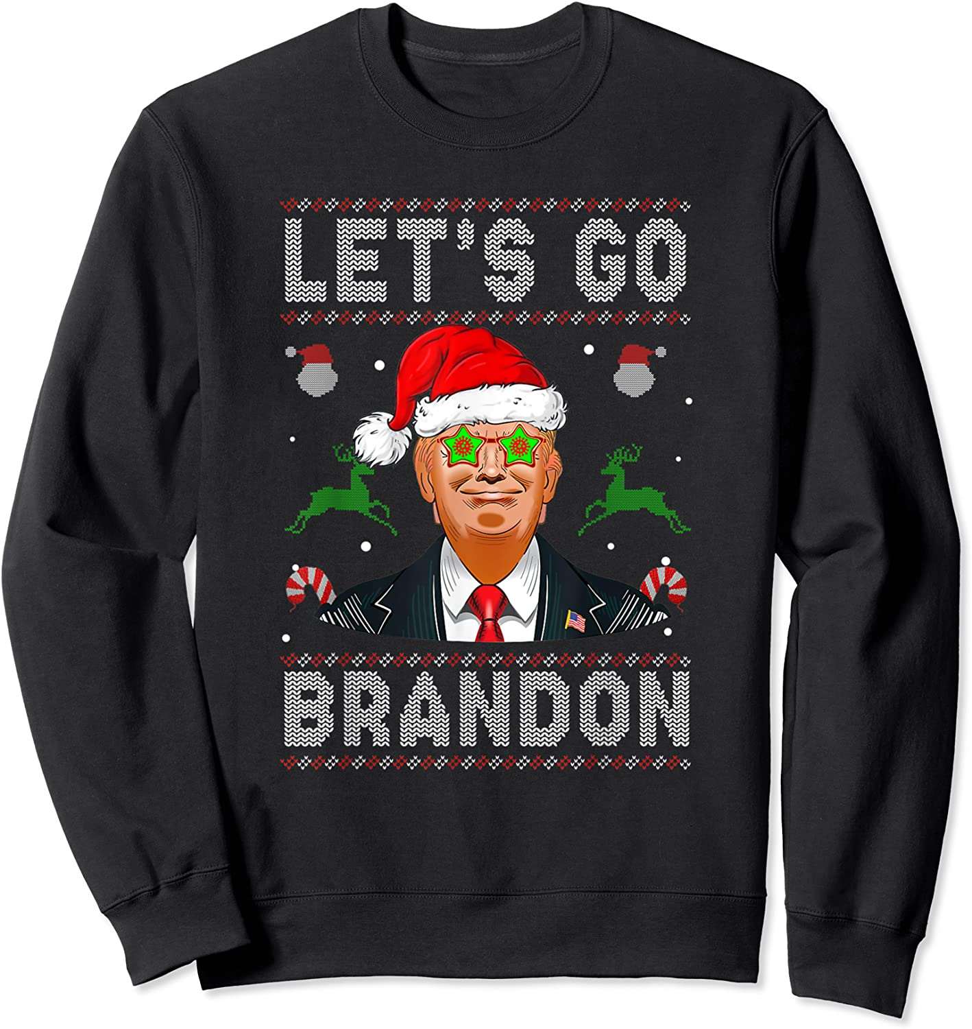 Funny trump christmas outlet sweater