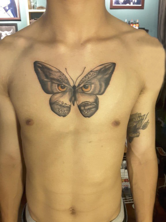 Butterfly Tattoo Men