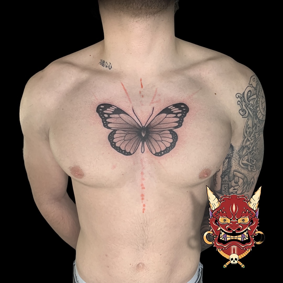 Butterfly Tattoo Men