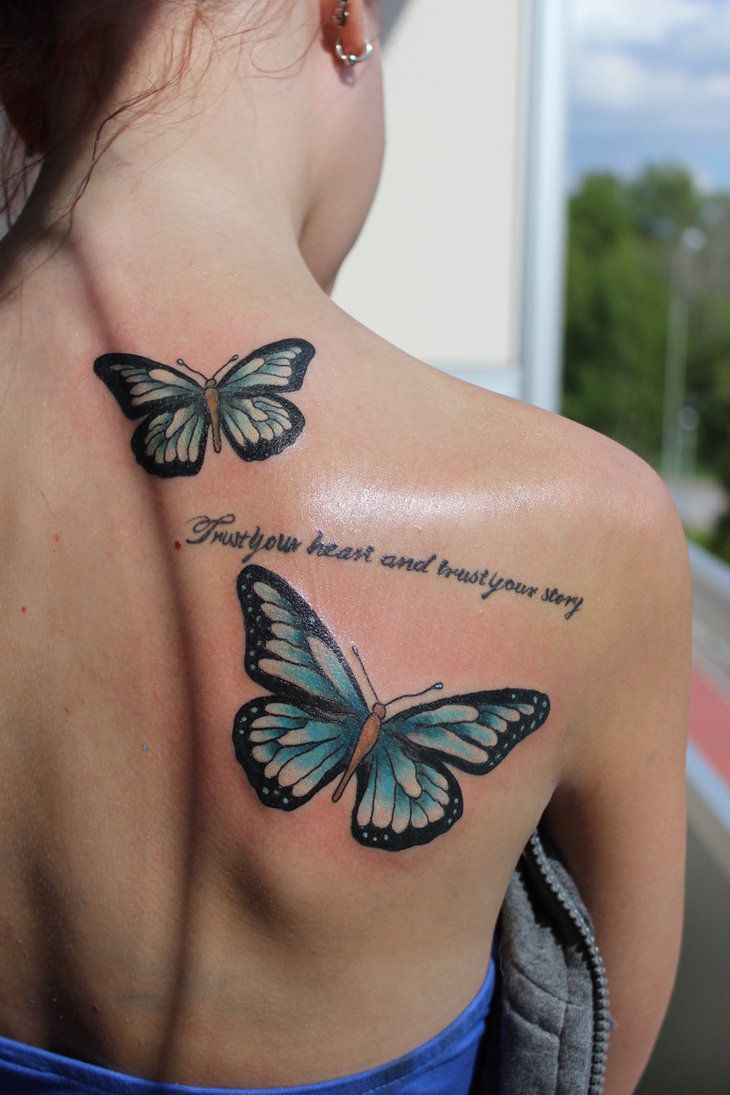 Butterfly Back Tattoo