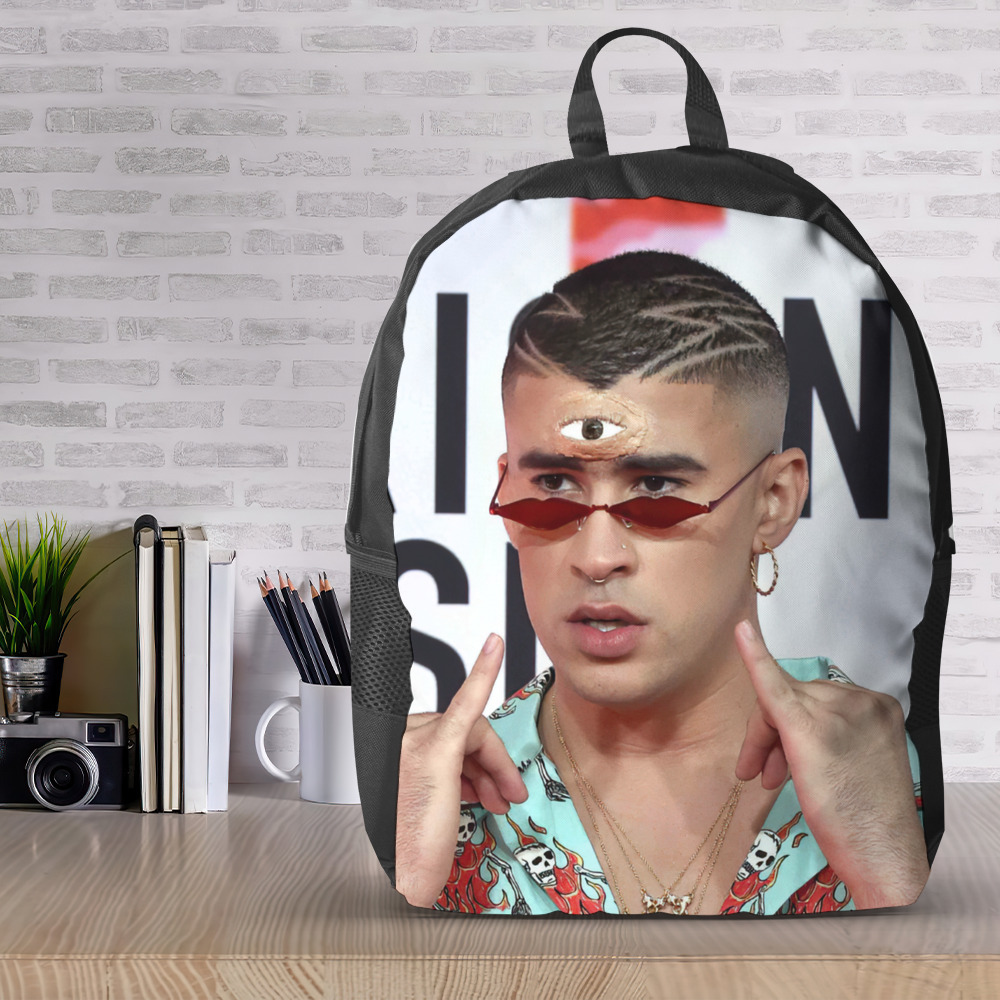 Bad Bunny BackPack Back to School (Black)