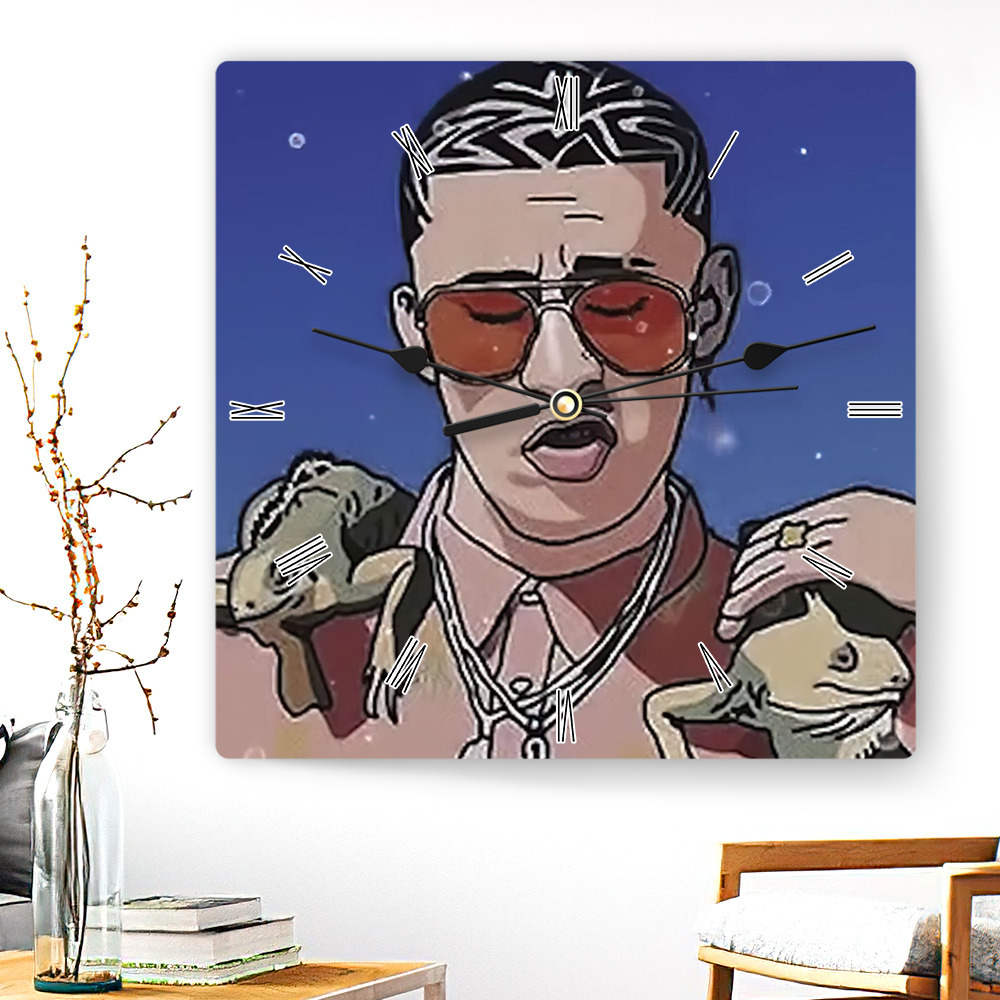 Bad Bunny Art Wall Decor 