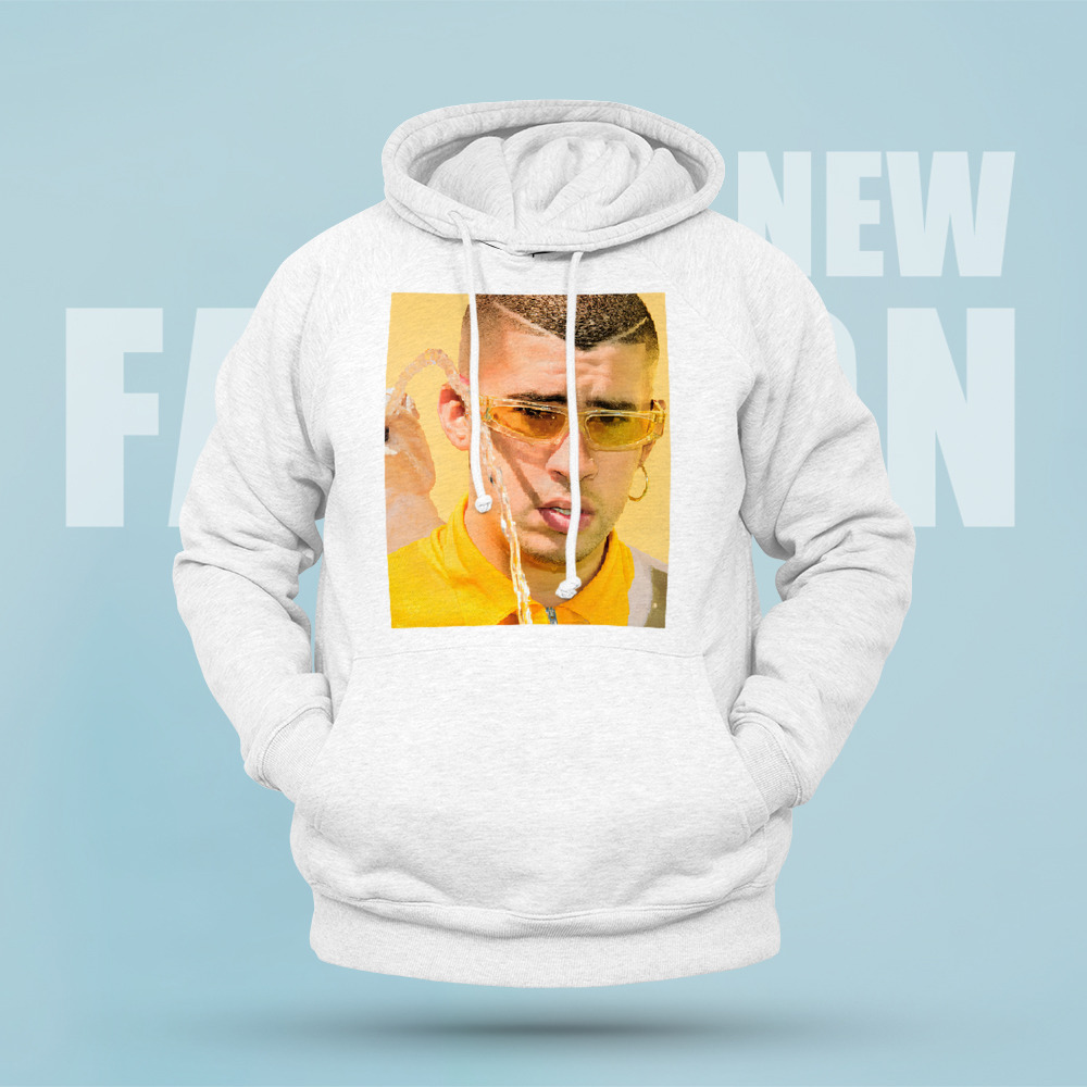 Bad bunny cheap yellow hoodie