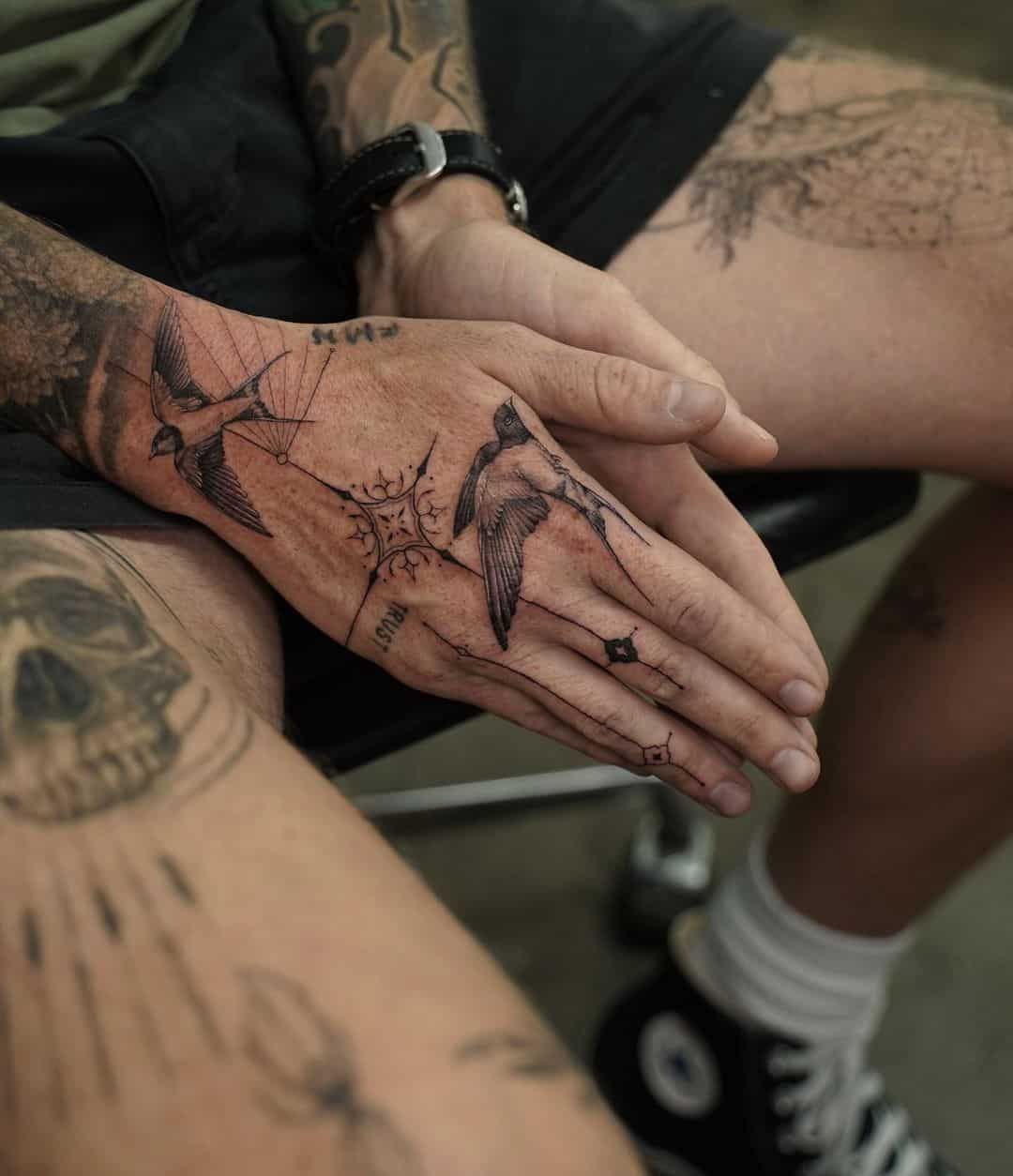 Hand Tattoos For Men
