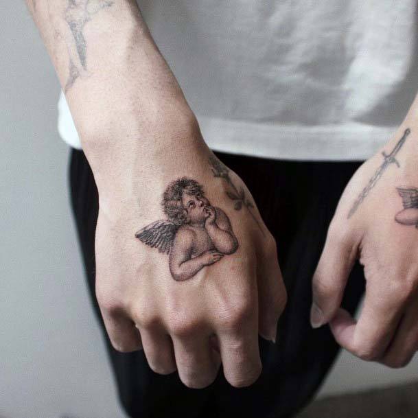Tattoo For Girls On Hand, Tattoo For Girls On Hand Angel