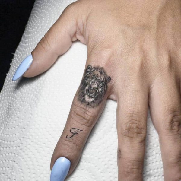 Lion Hand Tattoo, Small Lion Tattoo On Hand