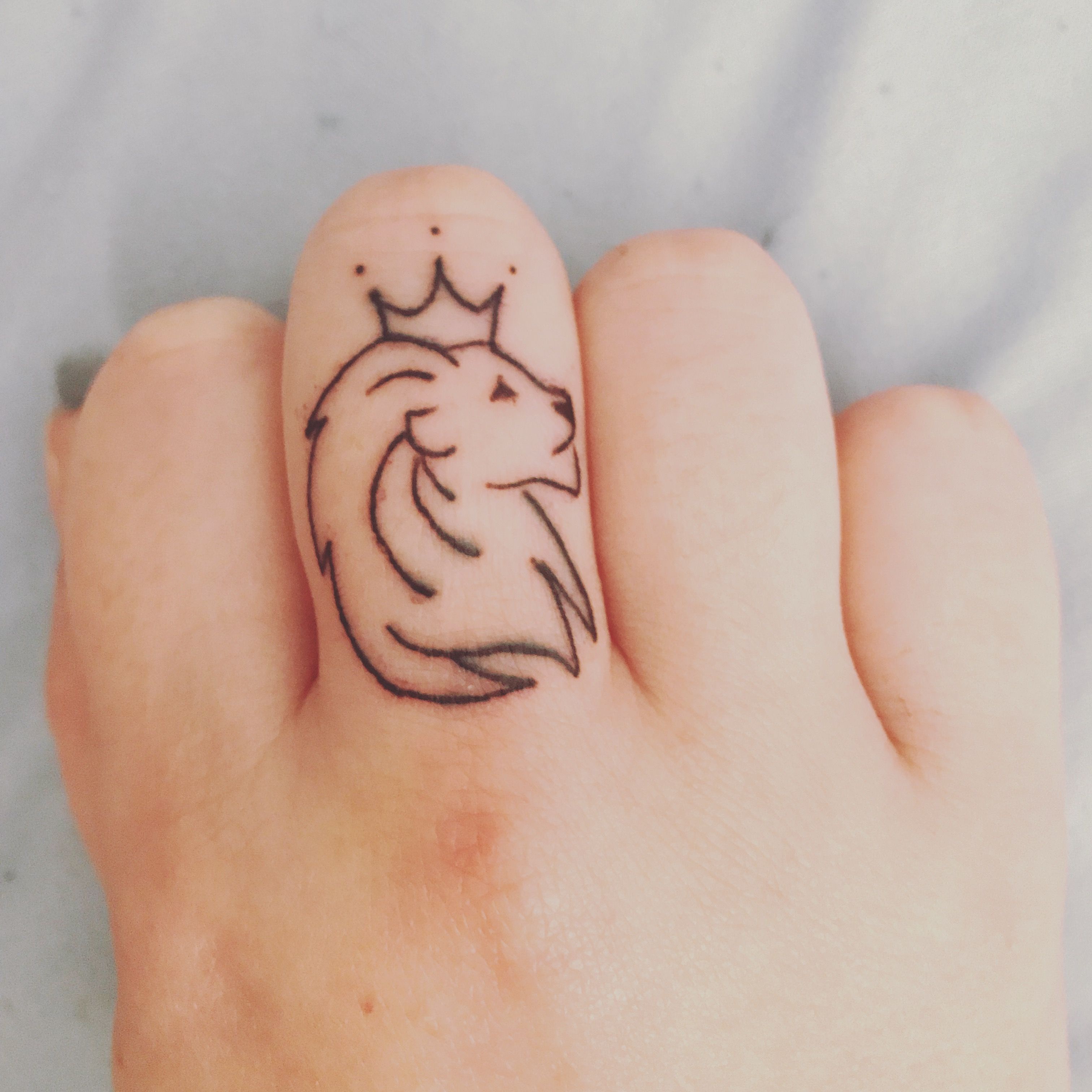 Lion Hand Tattoo, Small Lion Tattoo On Hand