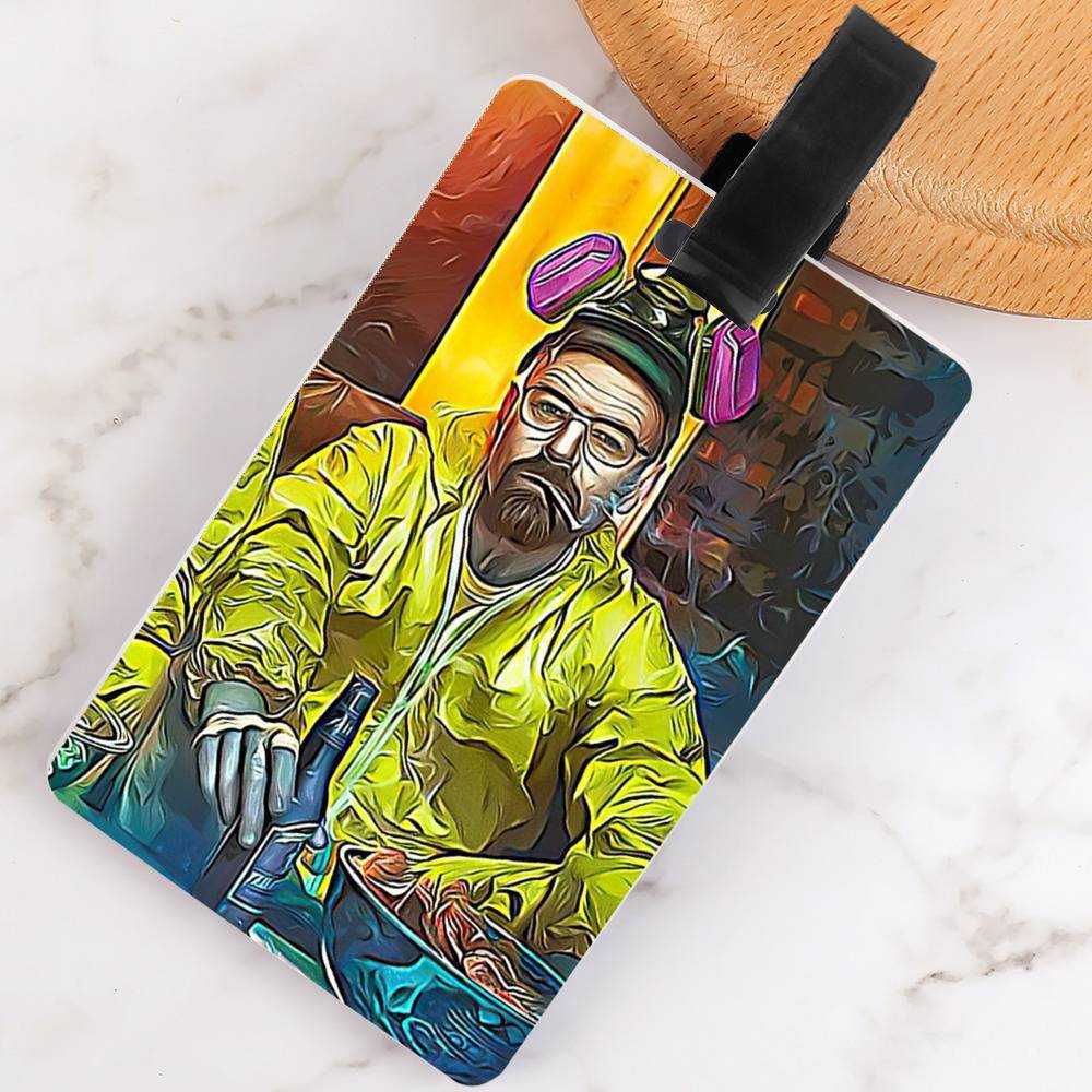 Breaking Bad Luggage Tag Walter White and Jesse Pinkman Classic Celebrity  Luggage Tag