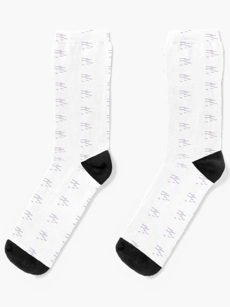 Tv Girl quotes Socks, TV Girl Socks, TV Girl Chausette