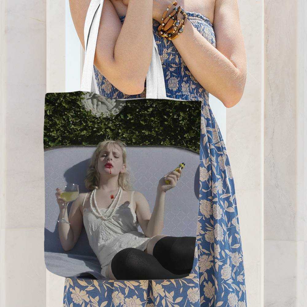 TV Girl Totebag Classic Celebrity Totebag Cynical One Totebag