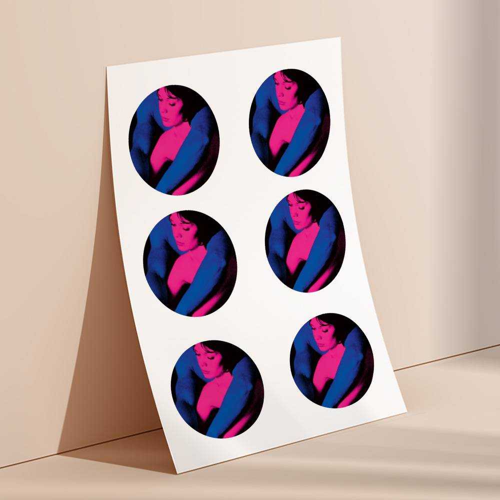 TV Girl round stickers decorative stickers gift for fans Who Really Cares