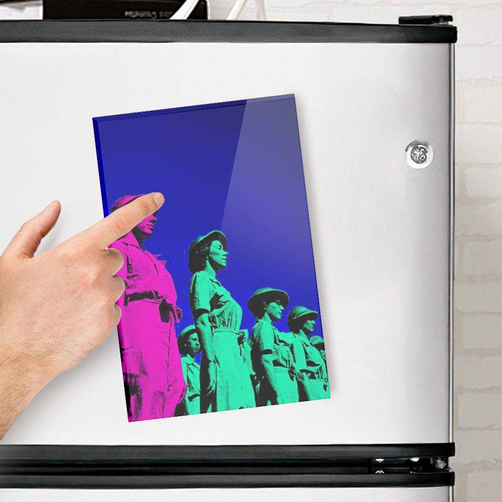 TV Girl Fridge Magnet Speak French Fridge Magnet