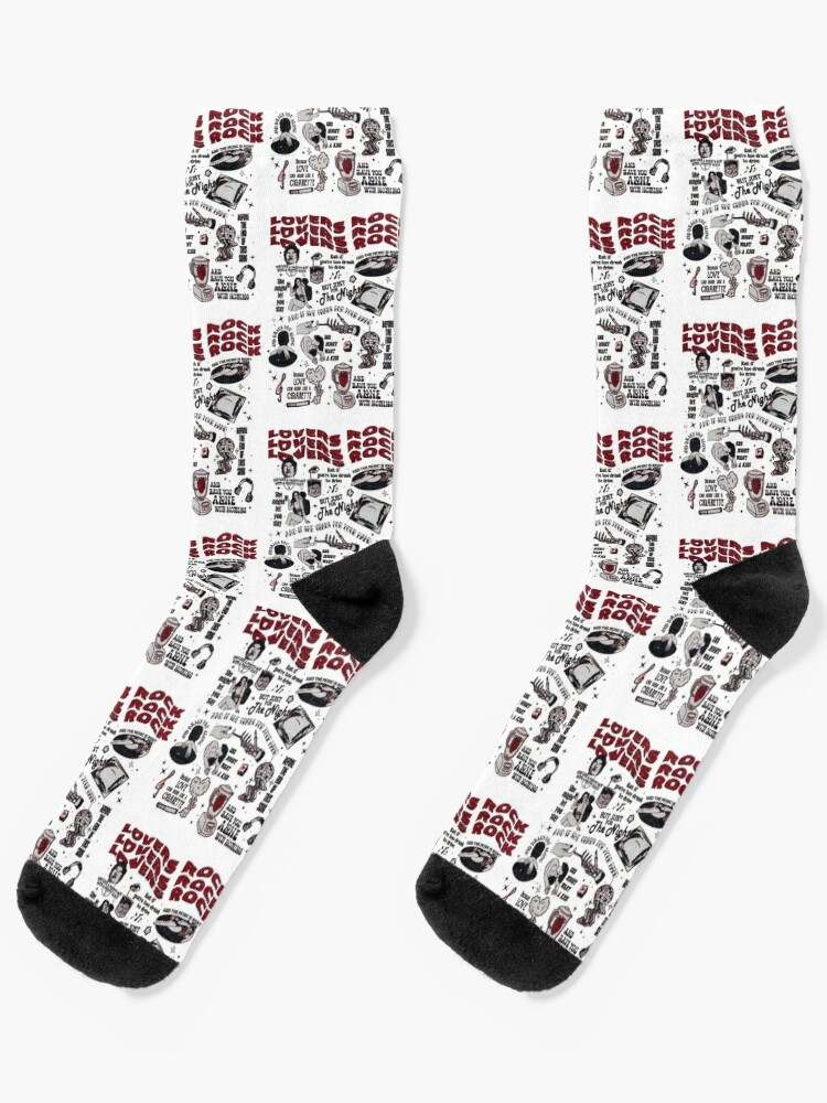 Tv Girl French Lovers Rock Socks, TV Girl Socks, TV Girl Chausette