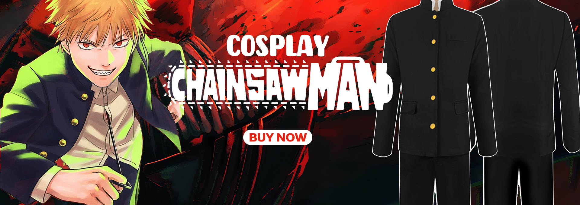 Cool Chainsaw man. 💖💖 credit: - EZCosplay Costumes