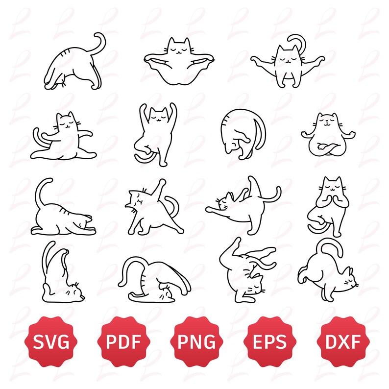 Clipart Doodle Cute Cat Digital Cat Download Cute Cat Clipart Kawaii  Kittens Illustration Cat Lover Cat Pet Illustration PNG JPG EPS -   Norway