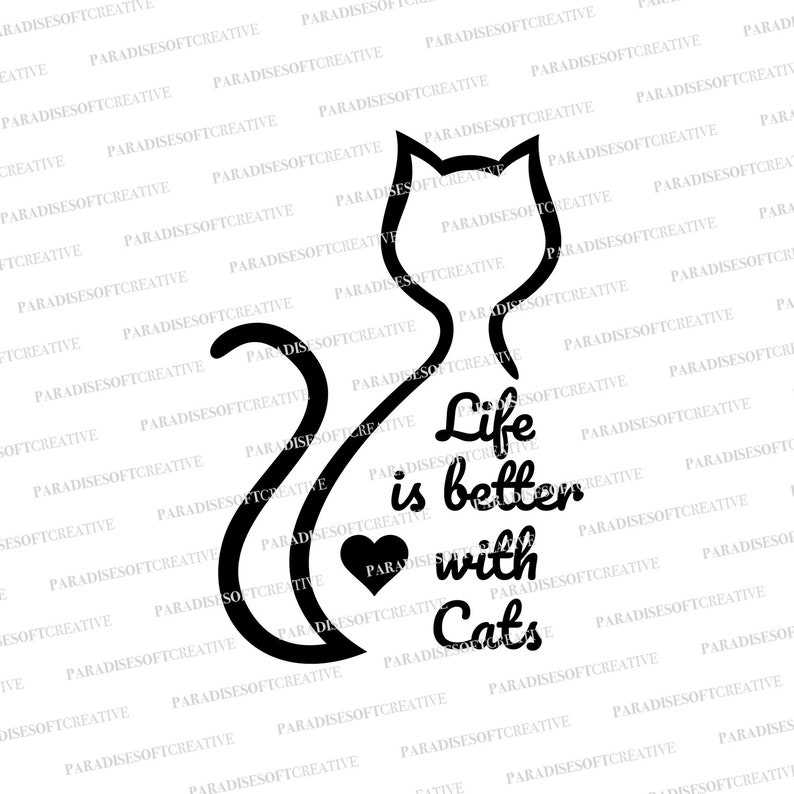 Love Cats SVG#1