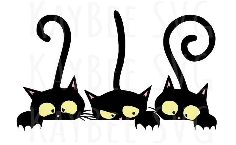 Super Cute Cartoon Cats Icon Set – TotallyJamie: SVG Cut Files