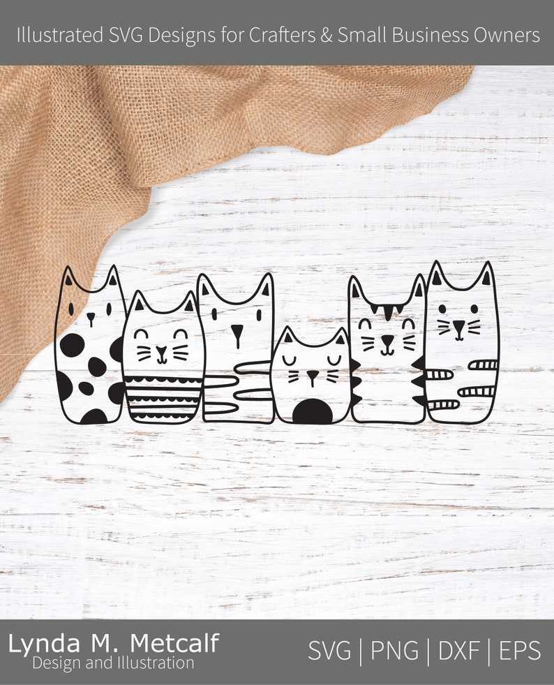 Cats SVG File for Cricut Mug Press Cat Svg Design, Cute Cats svg Design#1