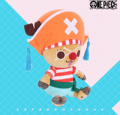 Anime Heroes One Piece Chopper Figure Plush Doll Toy Soft And