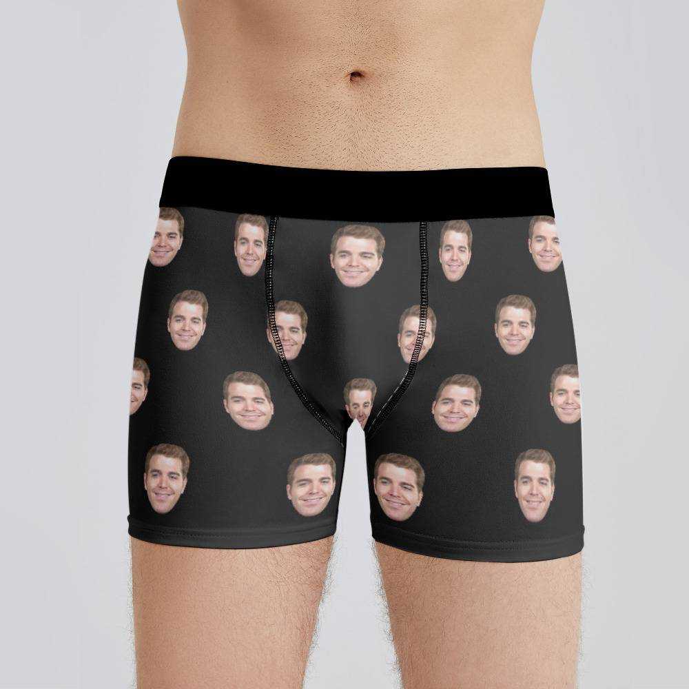 Shane Dawson Boxers Custom Photo Boxers Men's Underwear Plain Black Boxers
