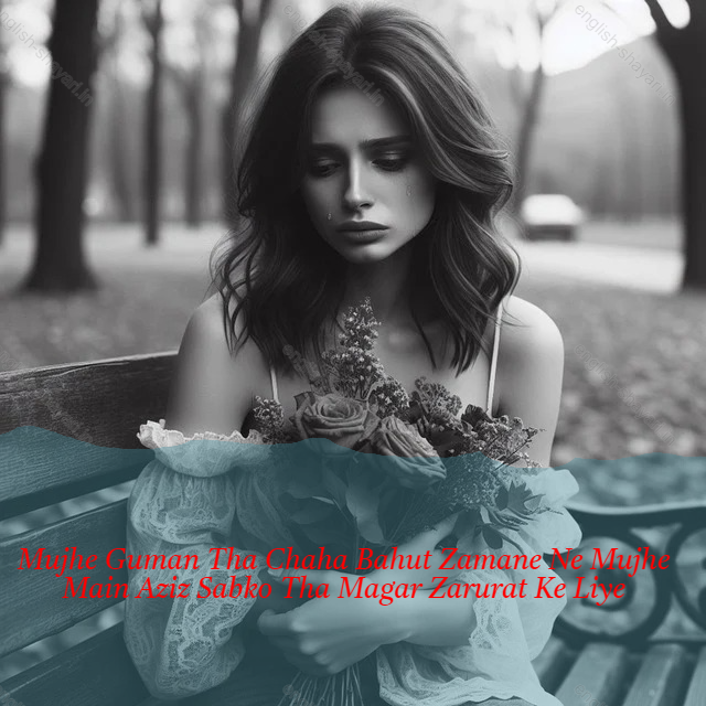 Sad Shayari In English, 2 Line Sad Shayari In English 4